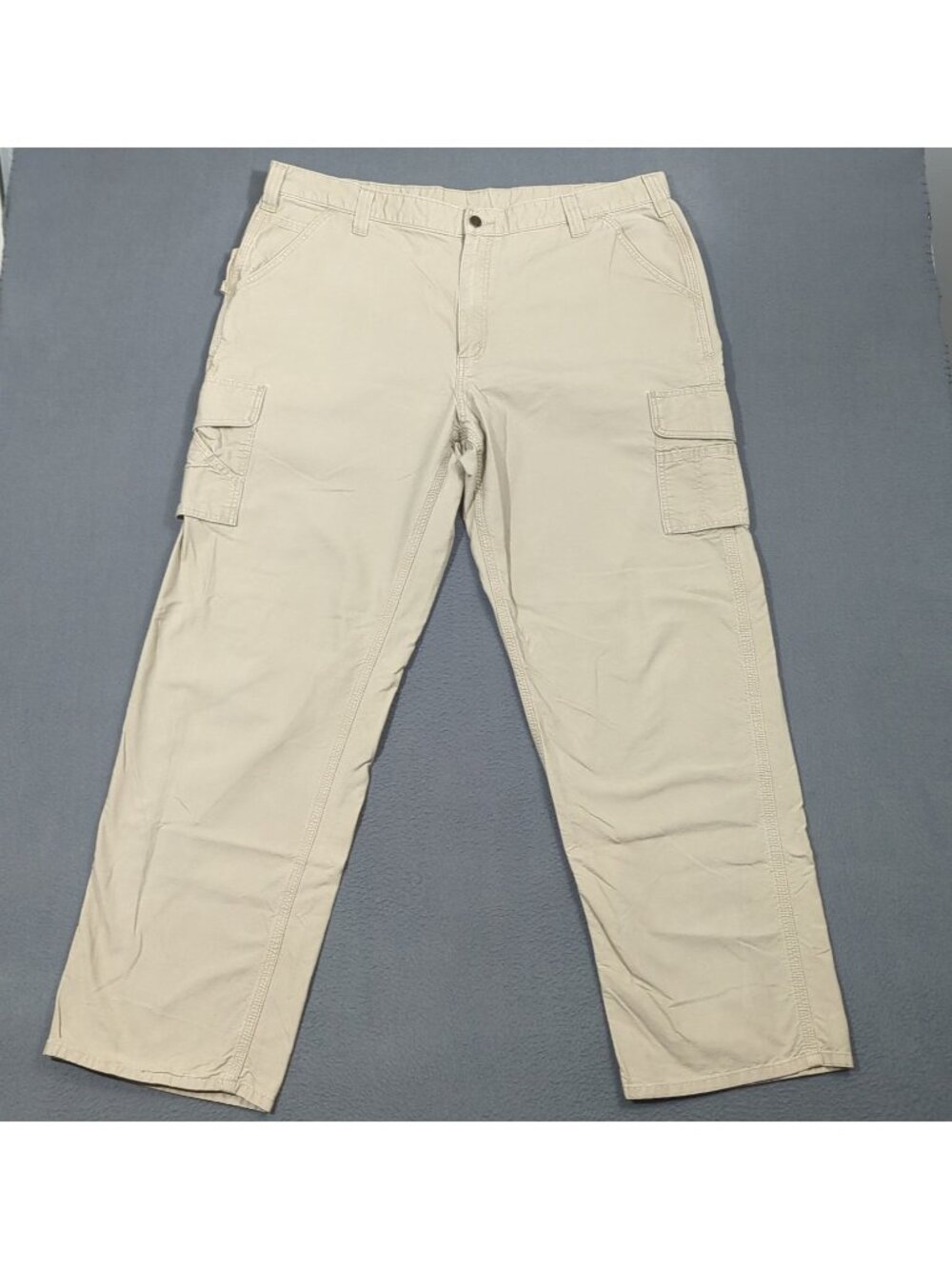 Carhartt Pants Men's 42x34 Beige Original Dungaree Fit B260 Tan